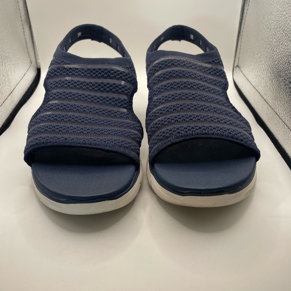 Skechers Yoga Foam Dual Lite Ride women’s navy Sandals mesh size 9 - Picture 4 of 9
